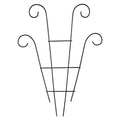 Climbing Plant Trellis Plant Trellis Small Metal Potted Vine Support Climber Garden Trellis for Indoor Outdoor 40 X 30cm HIP black