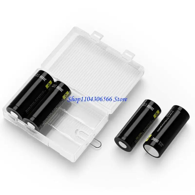 26650 Battery Storage Case – Dustproof PP Holder Box | HIP Battery Storage Case HIP