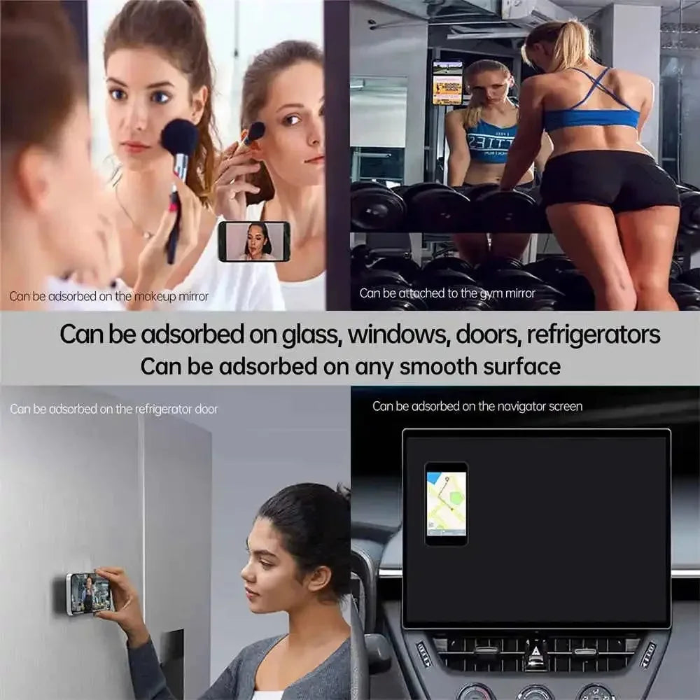 Silicone Double Suction Pad Mount for Phone & Tablet Phone Suction Mount HIP