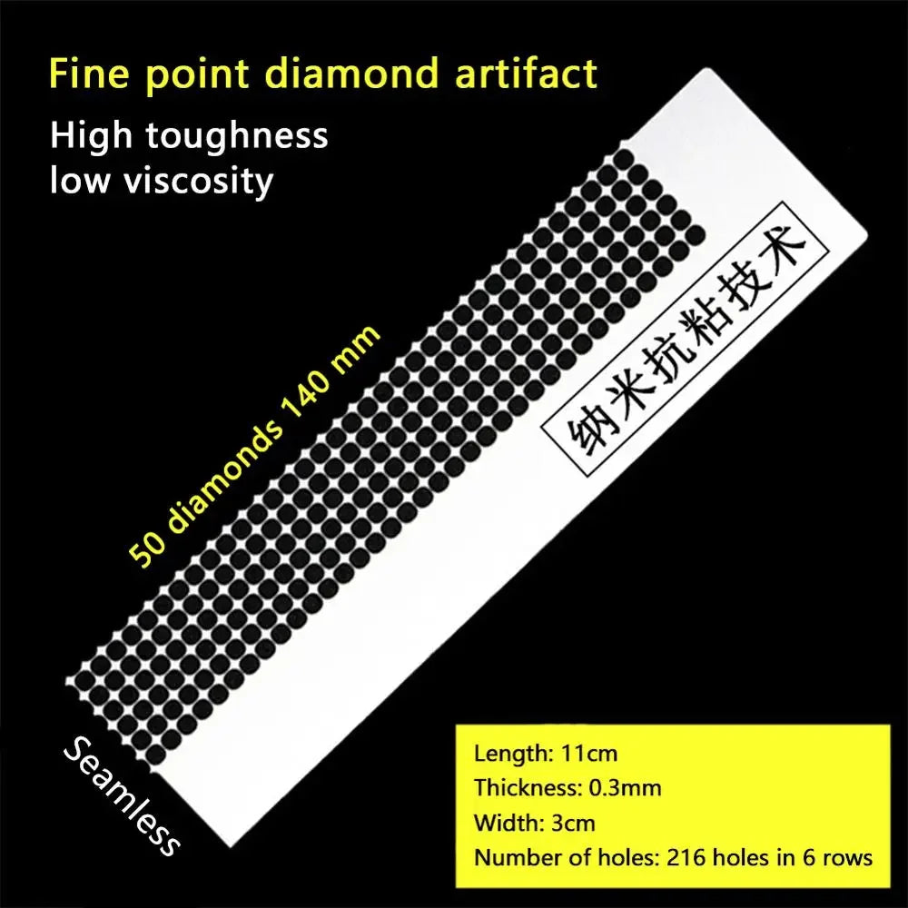 216 Hole Diamond Painting Net Ruler Point Drill Ruler Stick drill tool net ruler DIY Needlework Tool Accessory HIP