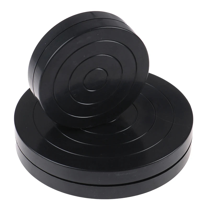 Black Pottery Wheel Turntable – Rotating Clay Sculpting Tool Pottery Turntable HIP