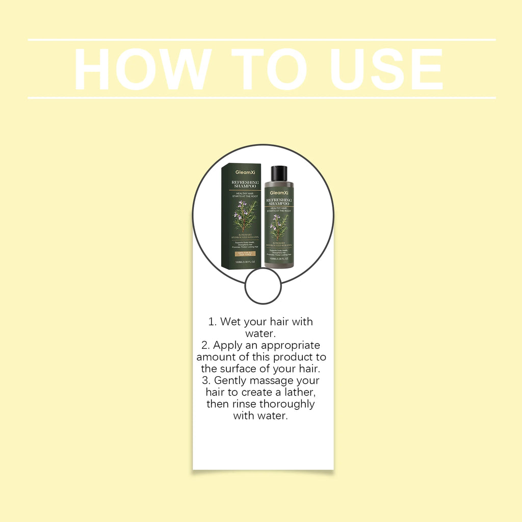 Rosemary Keratin Shampoo – Oil Control & Volumizing | 100ml Keratin Shampoo HIP