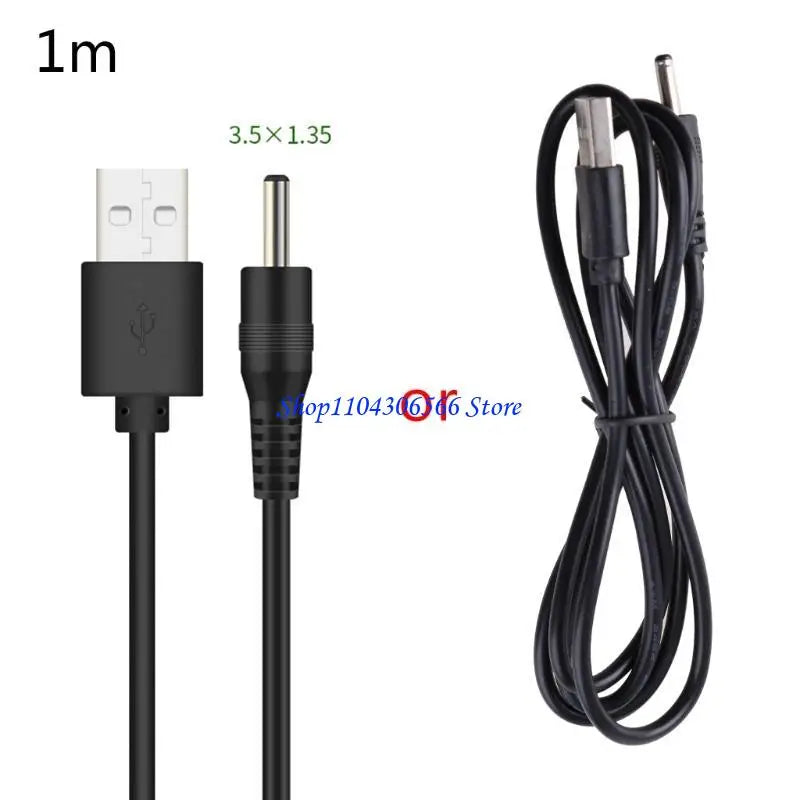 USB to DC Charging Cable – Power Supply Cord up to 3A USB DC Power Cable HIP