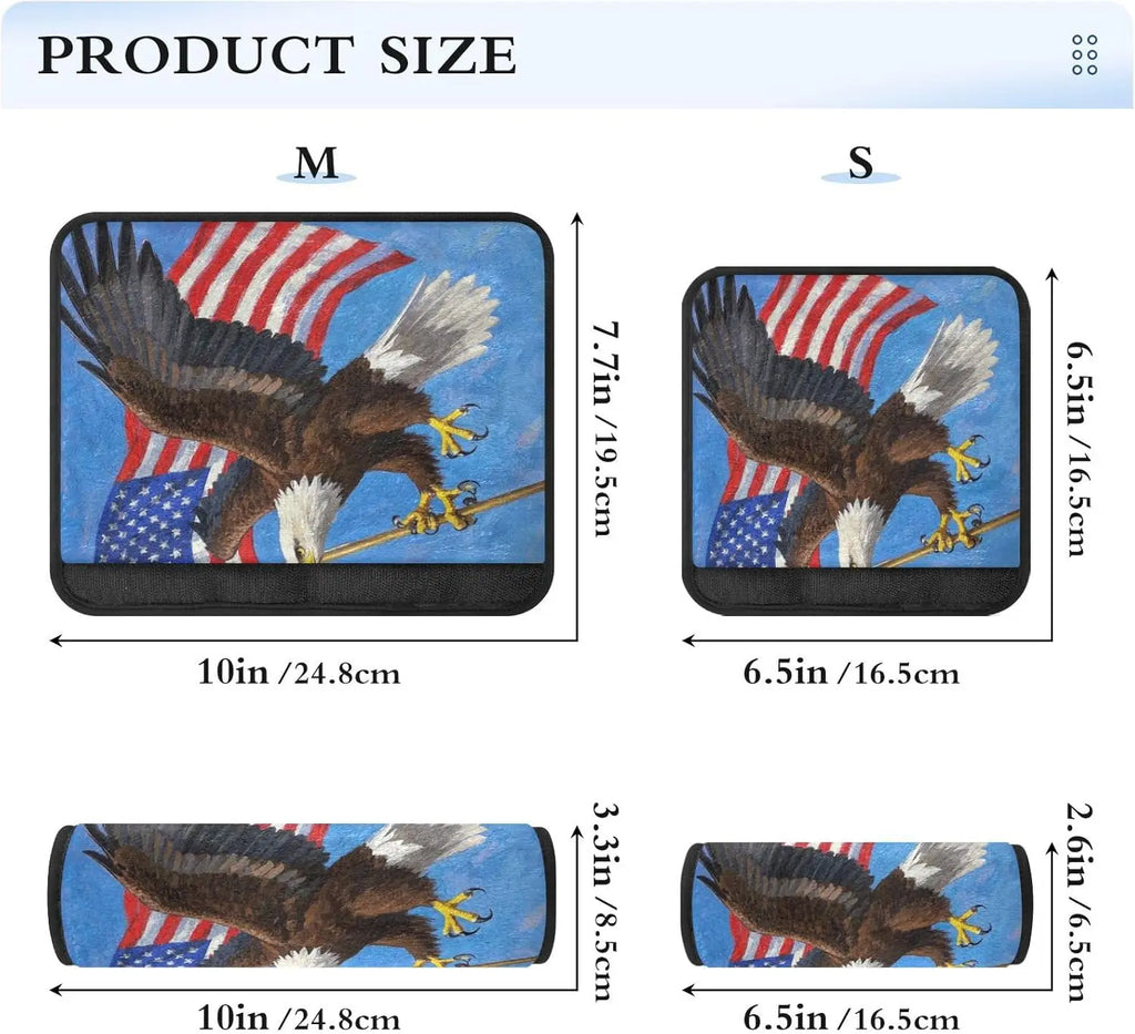4th of July Bird Seatbelt Cover – Shoulder Strap Pad Seatbelt Shoulder Cover HIP