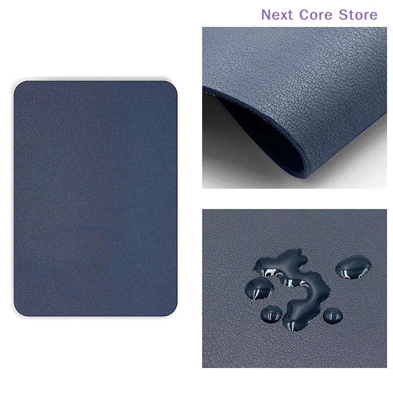 PU Leather Mouse Pad – Anti-Slip Waterproof Desk Mat 25×21cm Desk Mouse Pad HIP