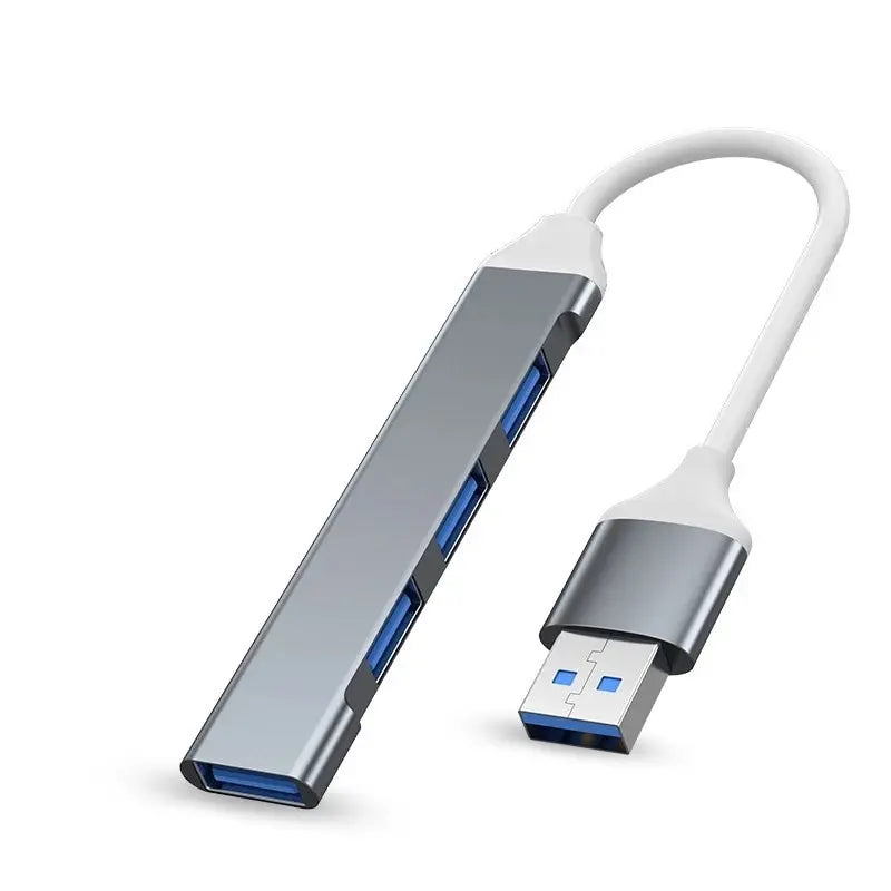 4-in-1 USB Type-C Hub – 4 Port Compact Dock Adapter USB-C Hub Adapter HIP
