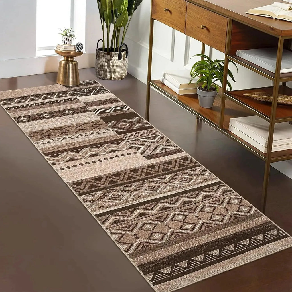 Vintage Floral Doormat – Non-Slip Hallway & Entryway Rug Decorative Doormat HIP 4 50X150cm-Felt