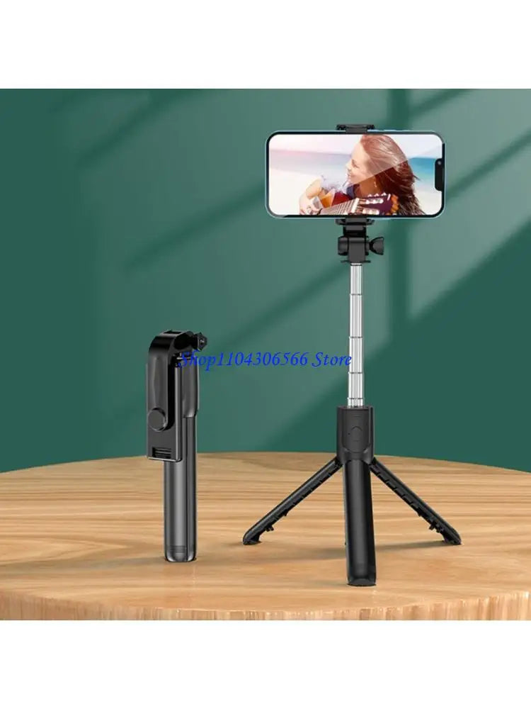Extendable Selfie Stick with Bluetooth Remote & LED Light Selfie Stick HIP