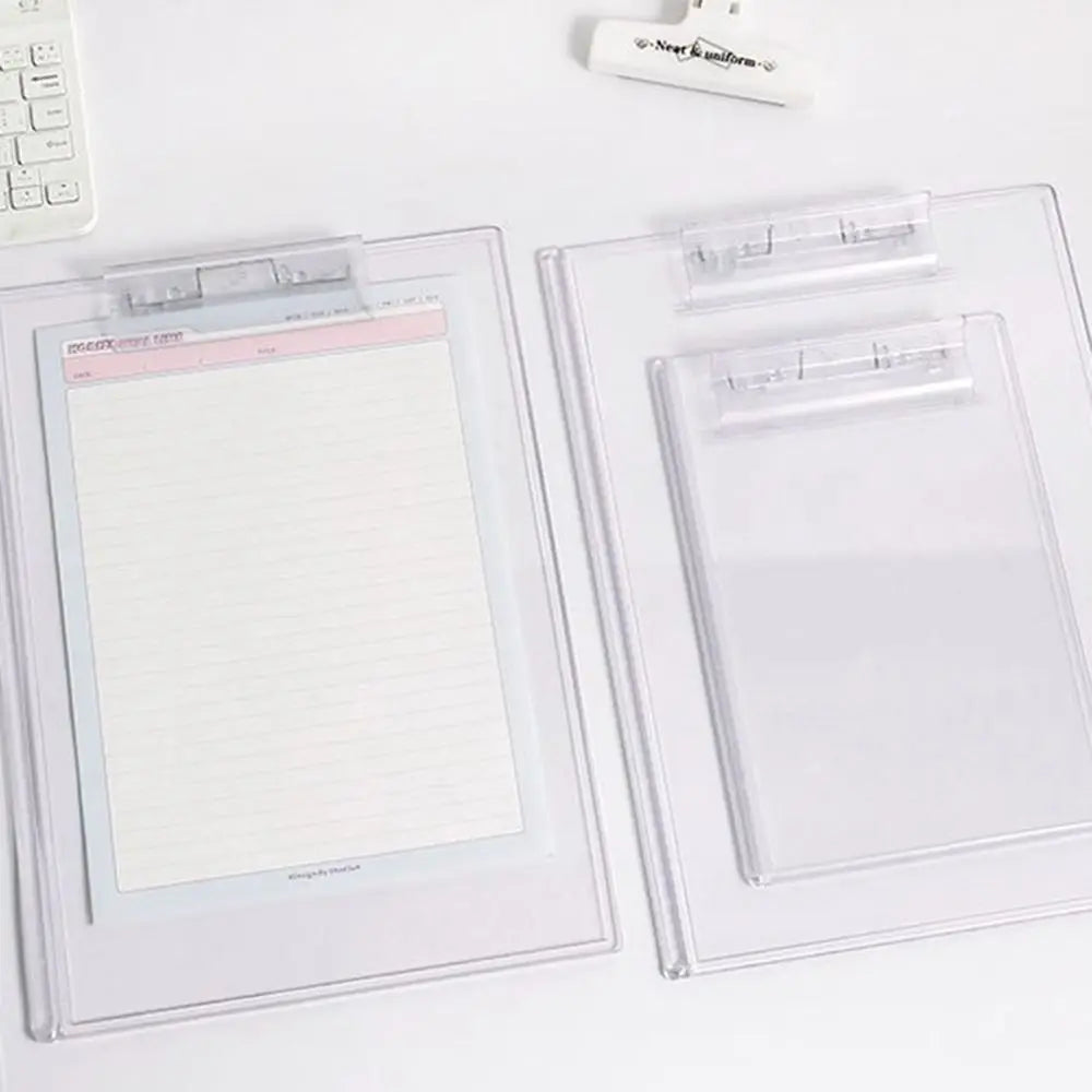 A4/A5 Acrylic Transparent Clipboard & Document Organizer Acrylic Clipboard HIP