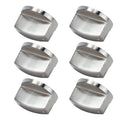 6PCS 8mm Rotate Knob Zinc Alloy Control Knob Replacement for Kitchen Range Gas Stove Microwave Oven Control Knob Stove Accessory HIP Default Title