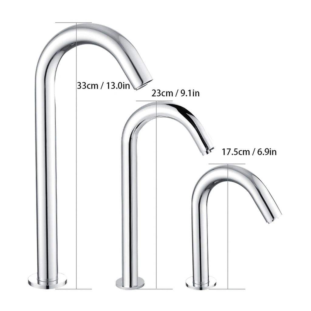 G1/2in Thread Automatic Induction Sensor Water Faucet Infrared Single Cold Tap with Control Box Automatic Faucet Sensor Faucet HIP