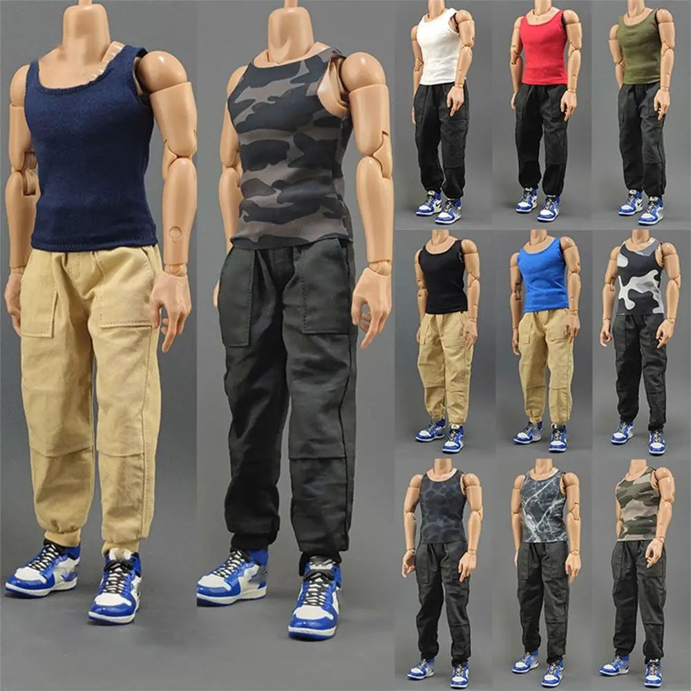 1/6 Scale Action Figure Miniature T-Shirt & Tank Top Clothing Figure Clothing Accessory HIP