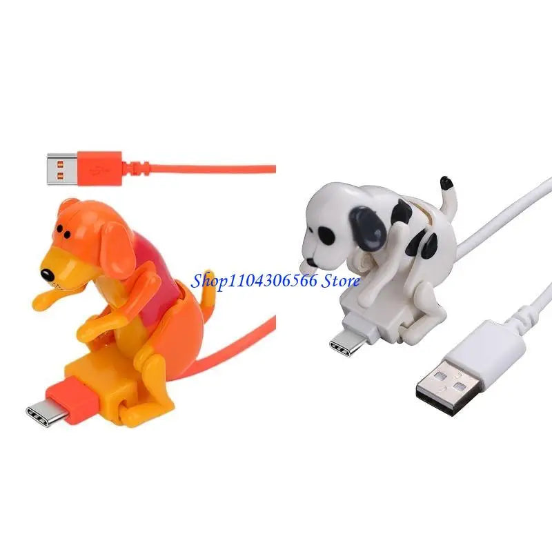 Funny Dog USB-C Fast Charging Cable – Animated & Novelty Novelty Charging Cable HIP