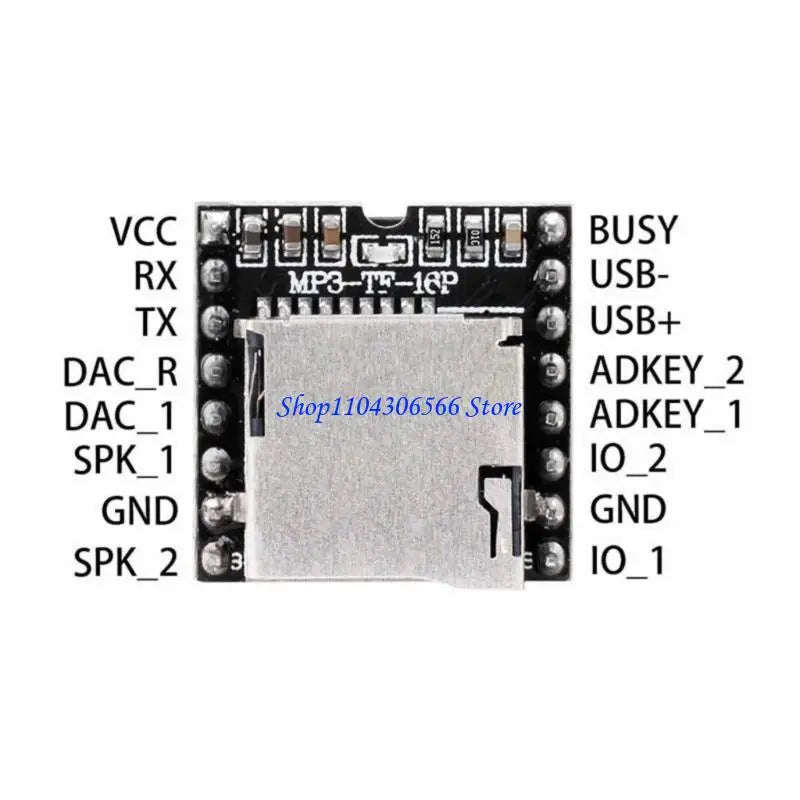 DFPlayer Mini MP3 Sound Module 3-Pack – TF Card Compatible MP3 Sound Module HIP