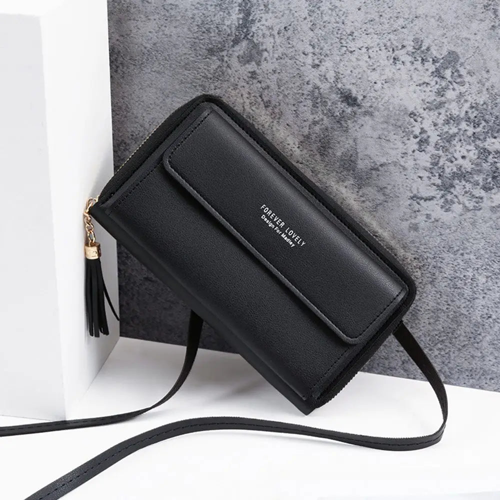 Small Crossbody Bag – Card Holder, Phone Pocket & Tassel Crossbody Shoulder Bag HIP