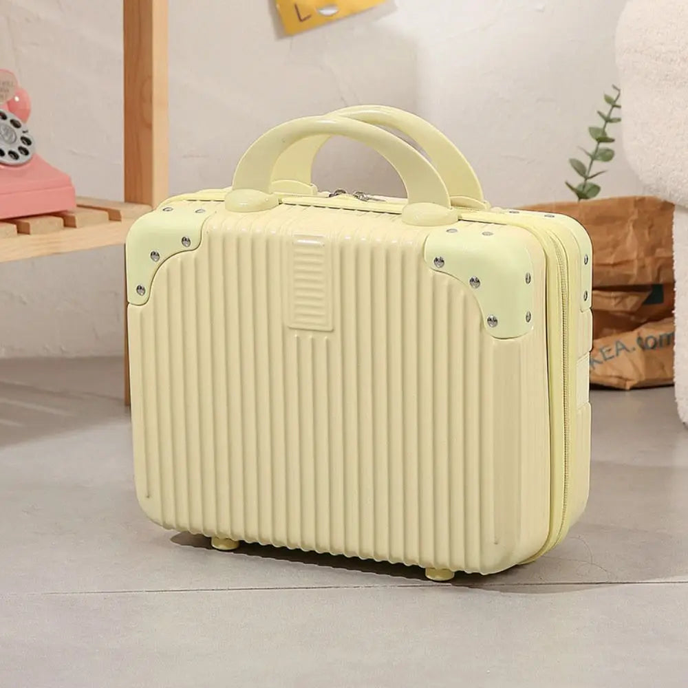 14" Mini Travel Makeup Suitcase with Password Lock | ABS Travel Makeup Case HIP 9