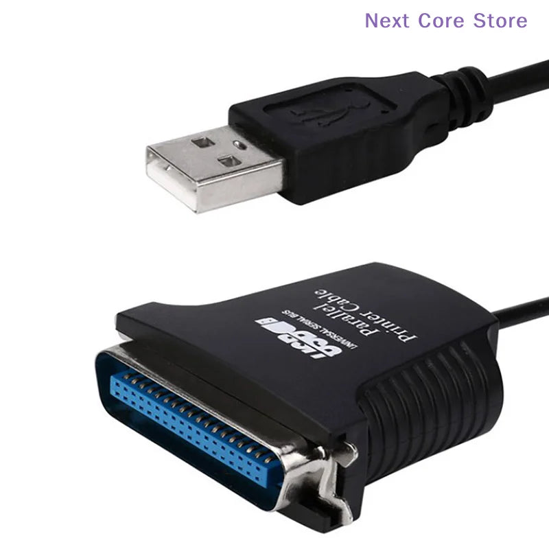 USB to 36-Pin Parallel Printer Cable Adapter – 90cm USB Printer Cable HIP