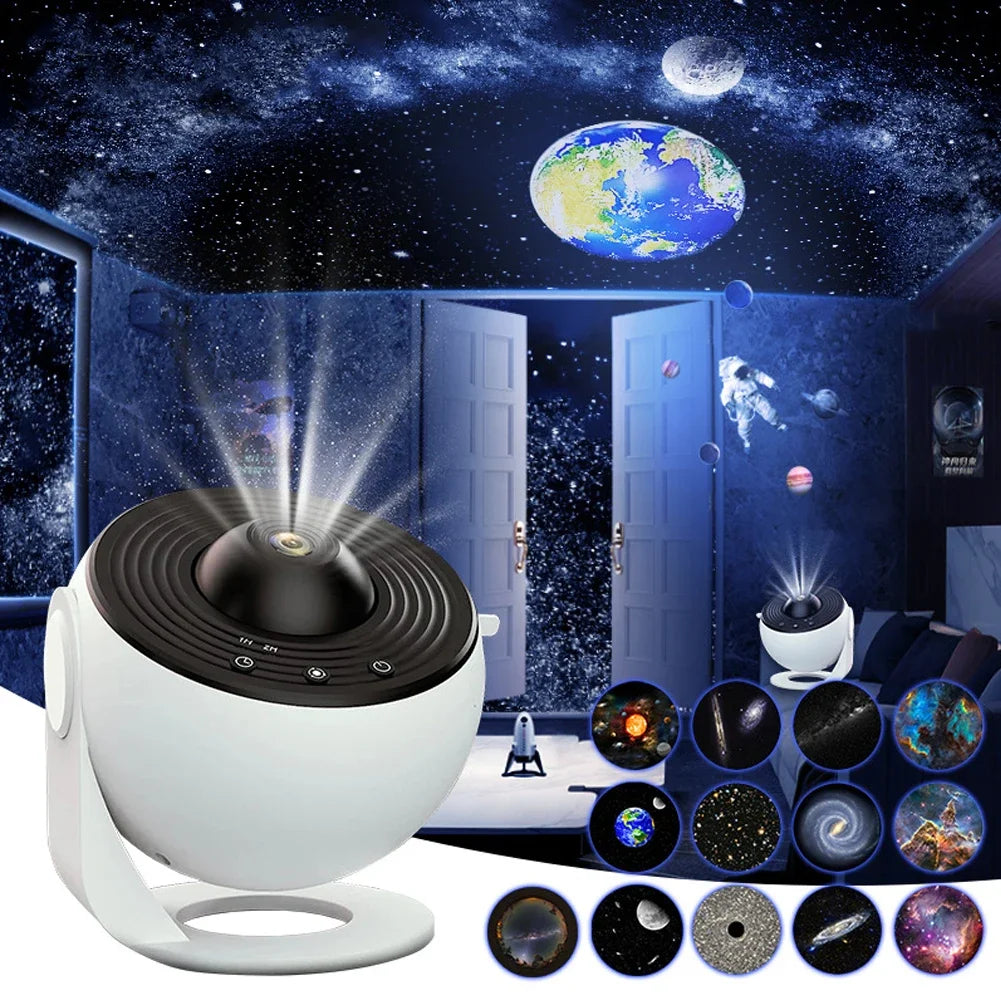 13 in 1 Star Projector, Night Light Galaxy Projector Starry Sky Projector 360° Rotate Planetarium Lamp For Kids Bedroom Deco HIP