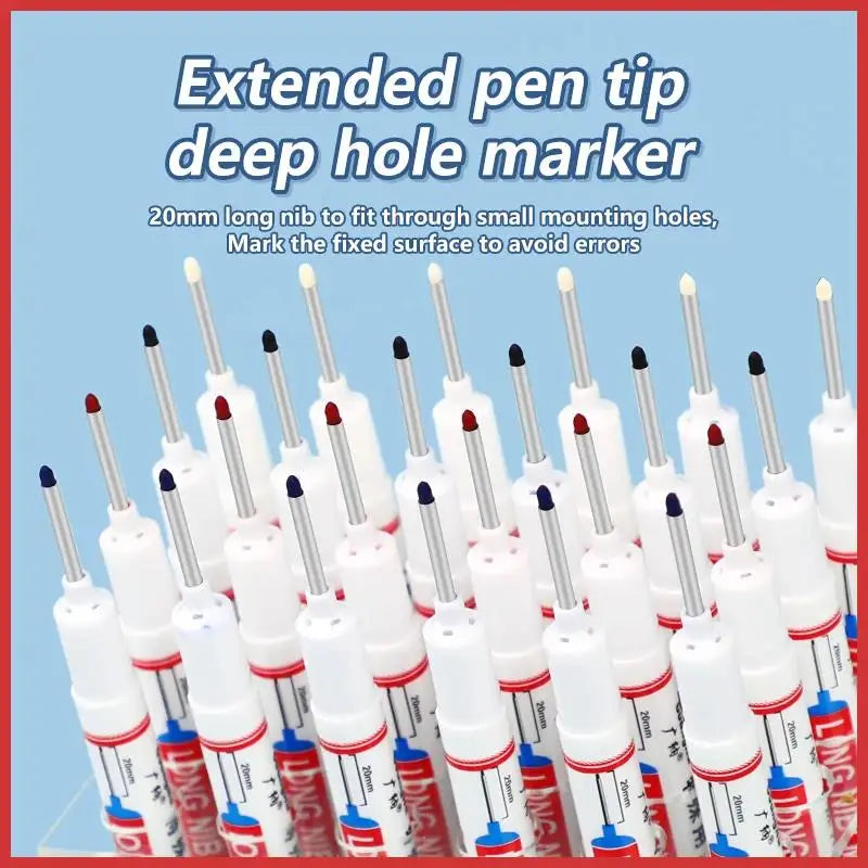 4-Pack Deep Hole Oil Marker Pens – Waterproof, 5 Colors Deep Hole Marker Pen HIP
