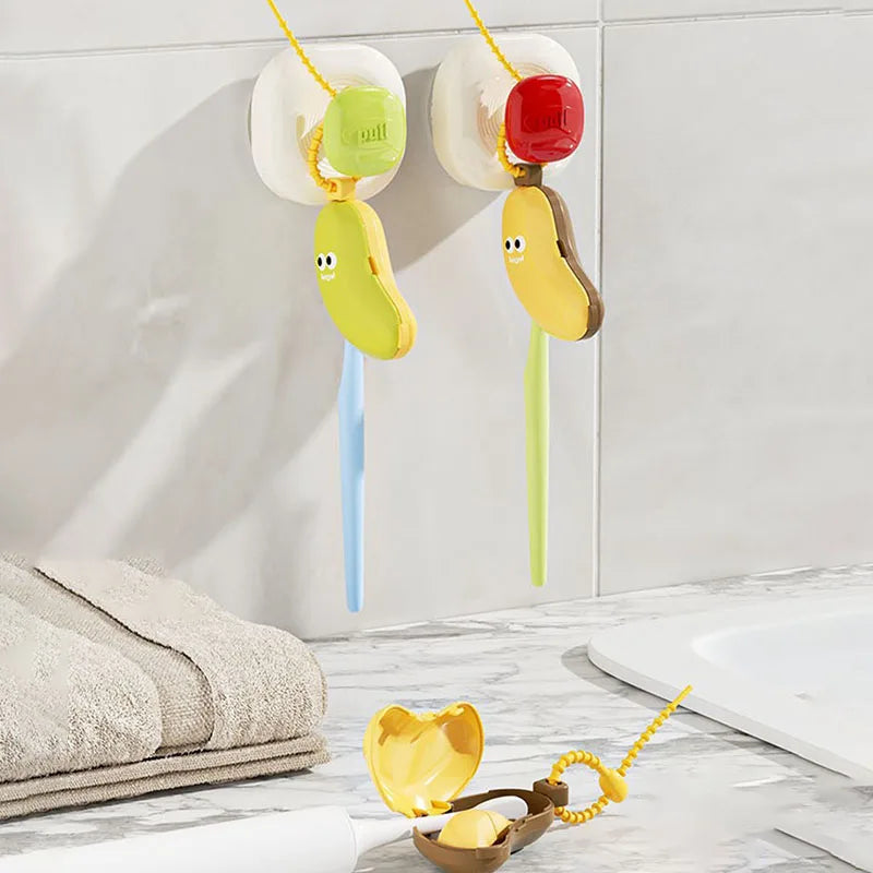 Banana Toothbrush Cap & Toothpaste Box – Travel Essential Toothbrush Travel Case HIP