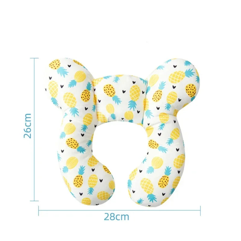 Baby U-Shape Head & Neck Support Pillow for Ages 0–3 Baby Headrest Pillow HIP