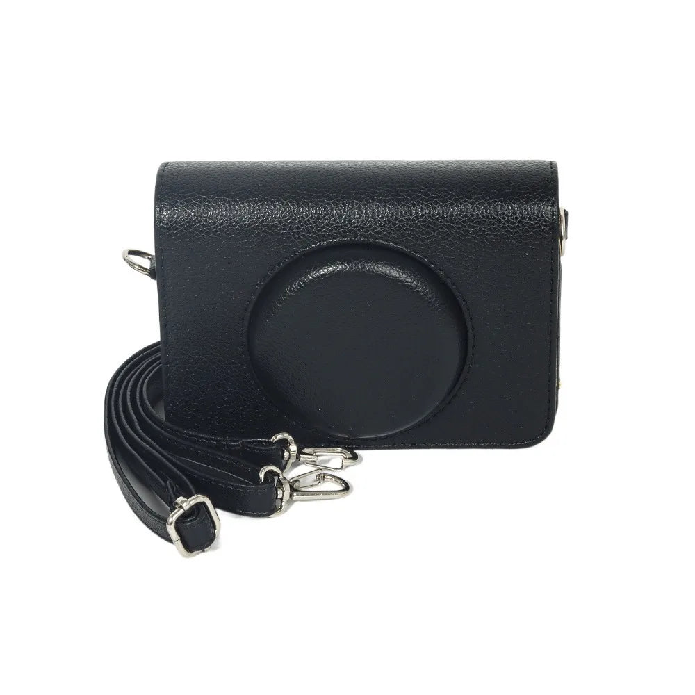PU Leather Case for Kodak Mini Shot 2 Retro C210R | HIP Camera Case Bag HIP Black