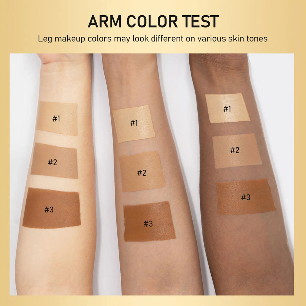 Leg Makeup Lotion Medium Shade Waterproof Non Transfer Easy Application Leg Foundation Cover Scars Varicose Vein Tattoo Flawless HIP