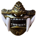 3D Japanese Samurai Cosplay Mask – Fang Halloween Full Face Mask Cosplay Face Mask HIP D