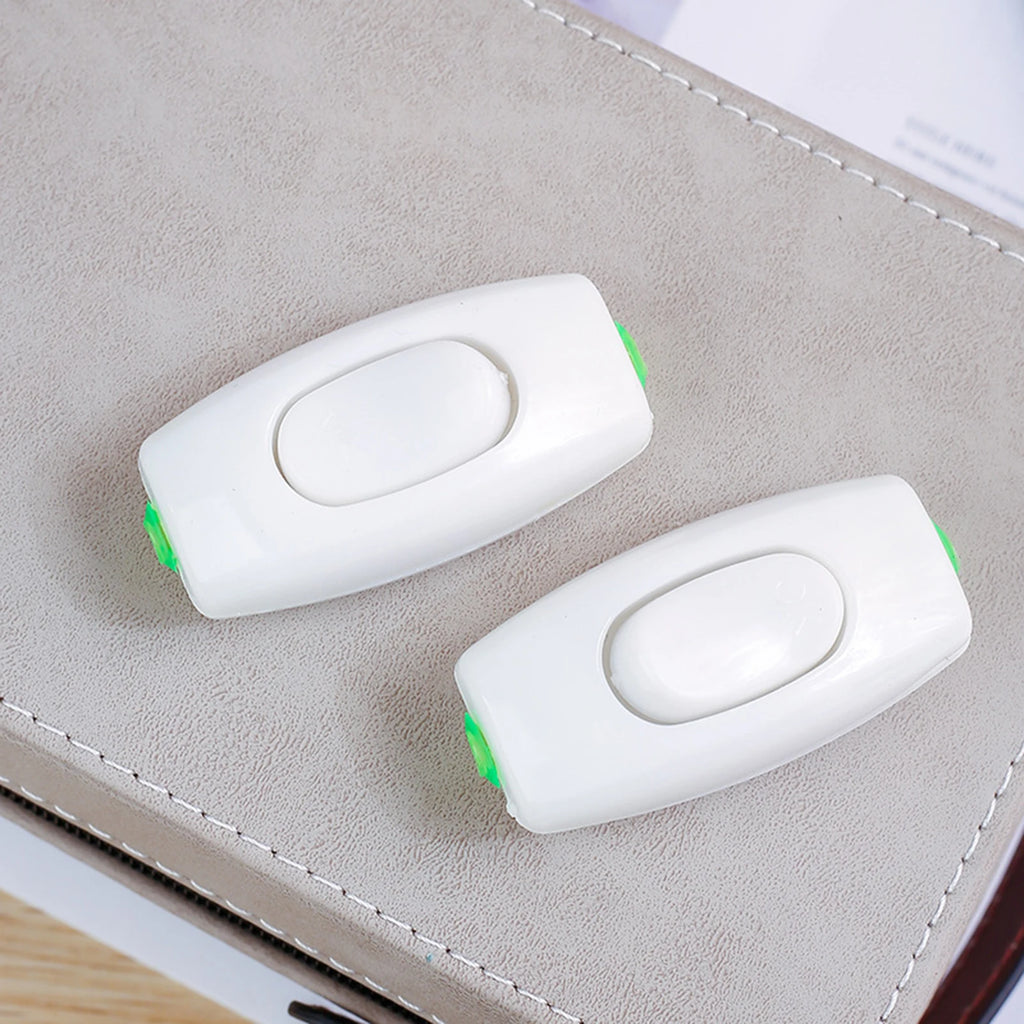 Desk Lamp Button Switch Bedside Switch Cord Appliance Button Switch Inline Cord Switch HIP