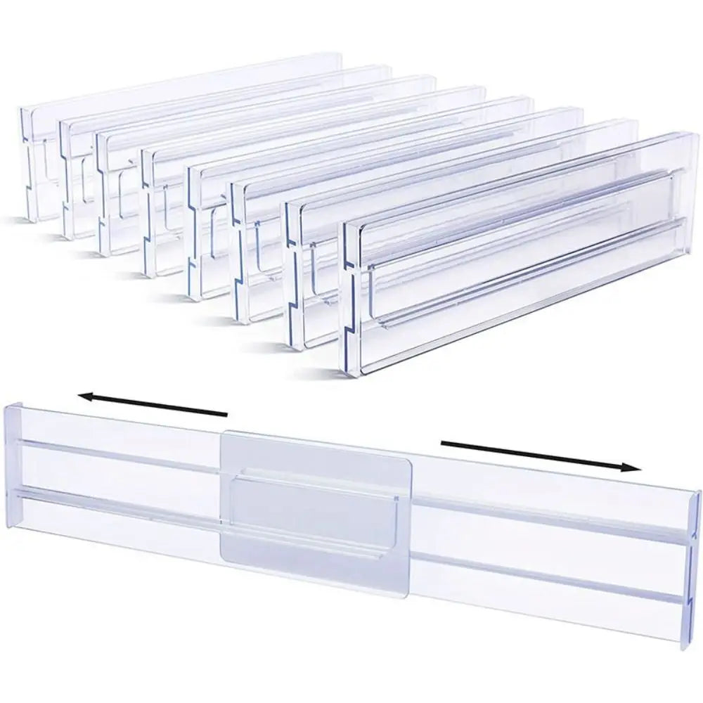 Adjustable Clear Drawer Divider Organizer – ABS Separator Drawer Divider Organizer HIP