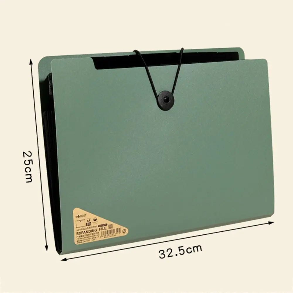 8-Layer A4 Expanding File Folder Organizer – PP Document Bag Expanding File Organizer HIP