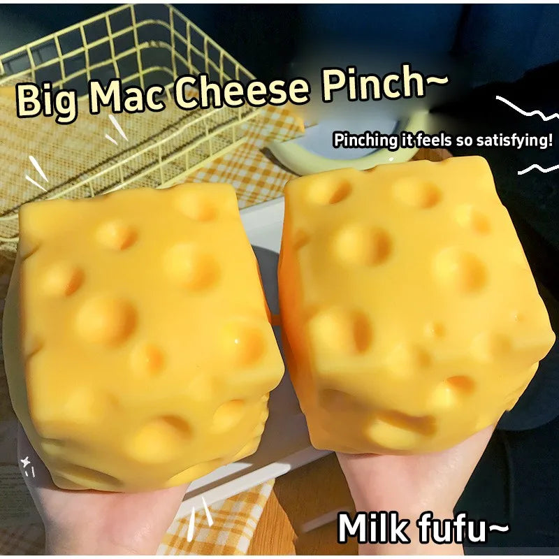 Cheese Slow Rebound Squeeze Fidget Toy – Office Desk Fun Fidget Squeeze Toy HIP
