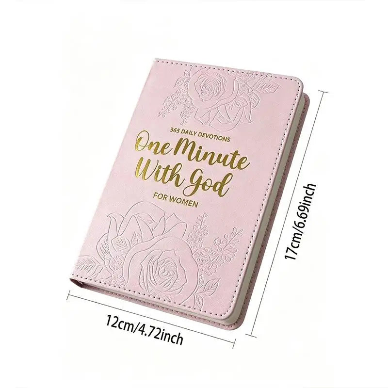 365 Days Daily Prayer Journal – Leather Devotional Notebook Devotional Journal HIP Pink