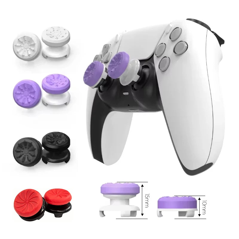 Silicone Thumb Grip Covers for PS4 & PS5 Controllers – 2 Pack Controller Thumb Grips HIP