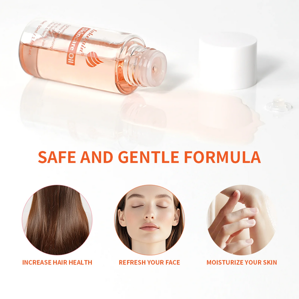 Bio Skincare Body Oil Face Body Moisturizer Vitamin A Vitamin E Exfoliate skin Improve Hair Health Fade Scars Exfoliate skin car HIP