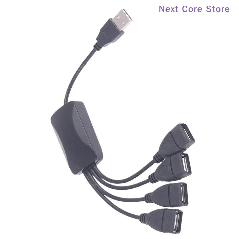 USB 2.0 Hub Splitter – 1 to 4 Port Extension Cable USB Hub Splitter HIP
