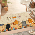 Cute Cat Non-Slip Doormat – Entryway & Kitchen Rug Non-Slip Doormat HIP 1 50x80cm-Felt