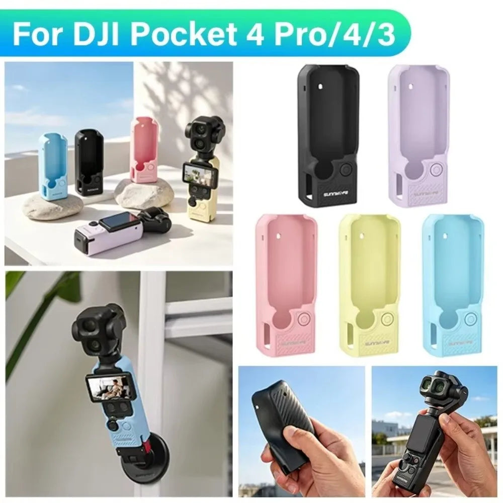 TPU Case for DJI Osmo Pocket 4P/4/3 – Anti-Scratch Body Cover Camera Protective Case HIP