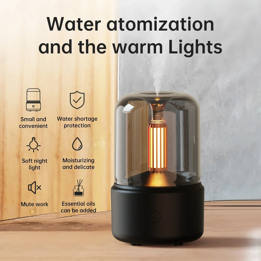 ESMARTER Mini USB Aroma Diffuser & Night Light Humidifier Aroma Diffuser HIP