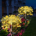 Solar Firework Fairy Lights – Waterproof LED Garden Stake Solar Garden Lights HIP Warm White 60LED