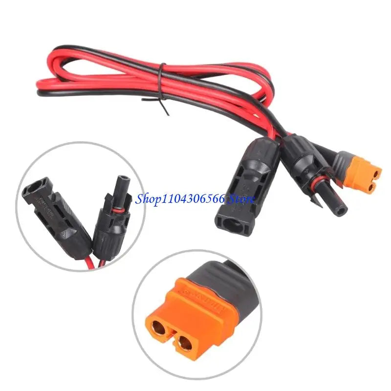 MC4 to XT60IF Female Solar Power Cord – 12AWG Heavy Duty Solar Power Cable HIP 1m CN