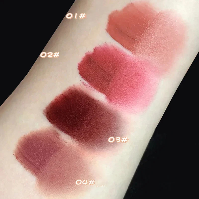 Sweet Milk Bear Velvet Matte Lipstick Smooth Long Lasting Lip Gloss Easy to Wear Waterproof Lip Mud Moisturizing Glaze Makeup HIP