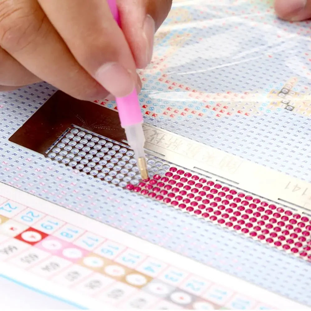 216 Hole Diamond Painting Net Ruler Point Drill Ruler Stick drill tool net ruler DIY Needlework Tool Accessory HIP