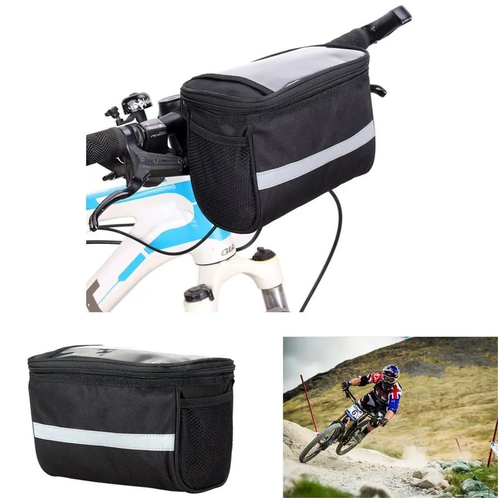 Reflective Bicycle Handlebar Bag – Waterproof Front Pannier Bicycle Handlebar Bag HIP