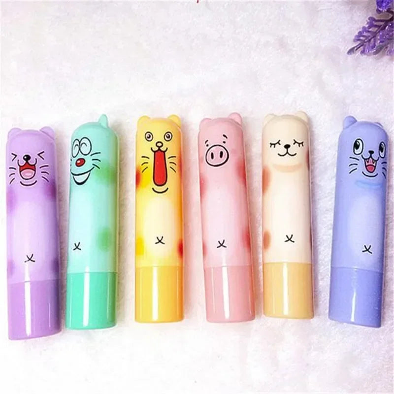 New Makeup Moisturizing Colourless Lip Balm Natural Plant Lip Gloss Fruit Embellish Lipstick Cute Face Makeup HIP