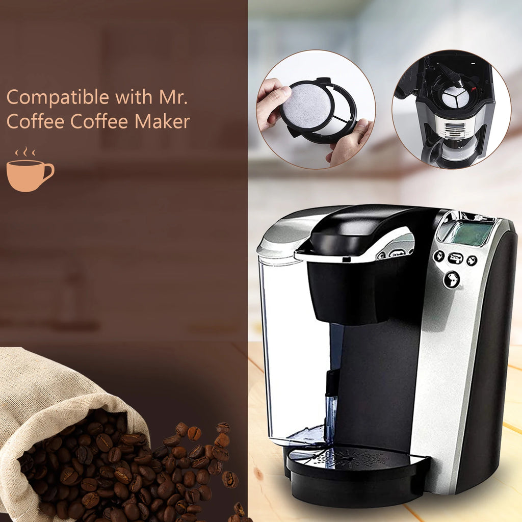 12pcs Coffee Water Filter Disk Replacement Filter Coffee Filter Compatible with Mr.Coffee Maker Machine Coffee Machine Accessory HIP