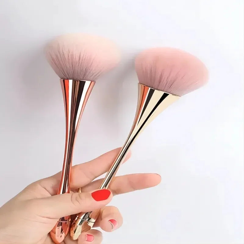 RUZOFO Rose Gold Blush Brush – Contour & Highlight Tool Face Makeup Brush HIP