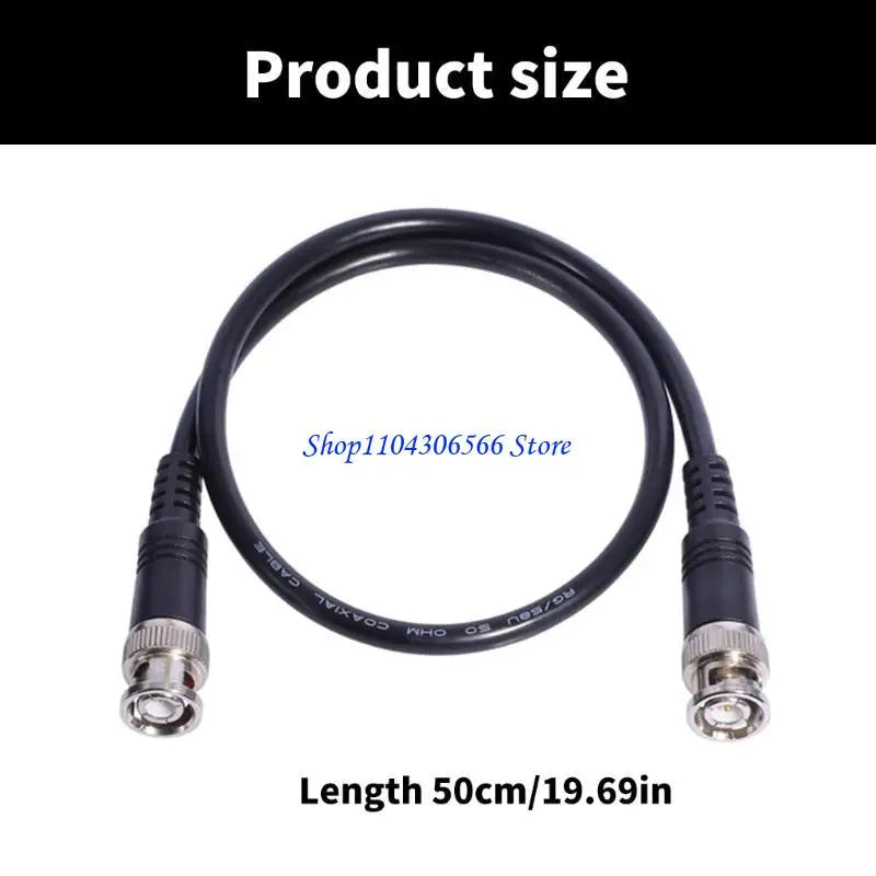 BNC Male to Male Video Cable – 50cm CCTV Extension BNC Video Cable HIP