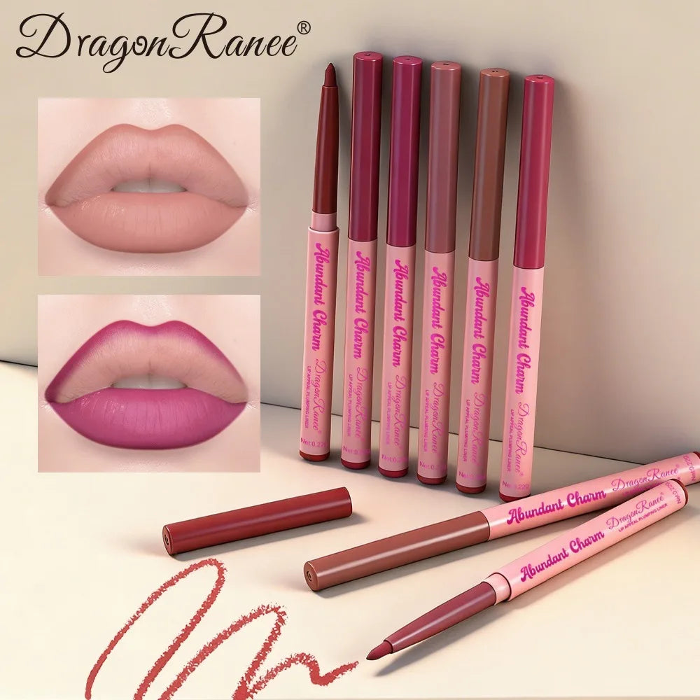 Matte Velvet Lip Liner Pencil Waterproof Precise Outline Lipstick Pen Shaping Plump Lips Contour Sexy Red Lasting Lip Makeup HIP