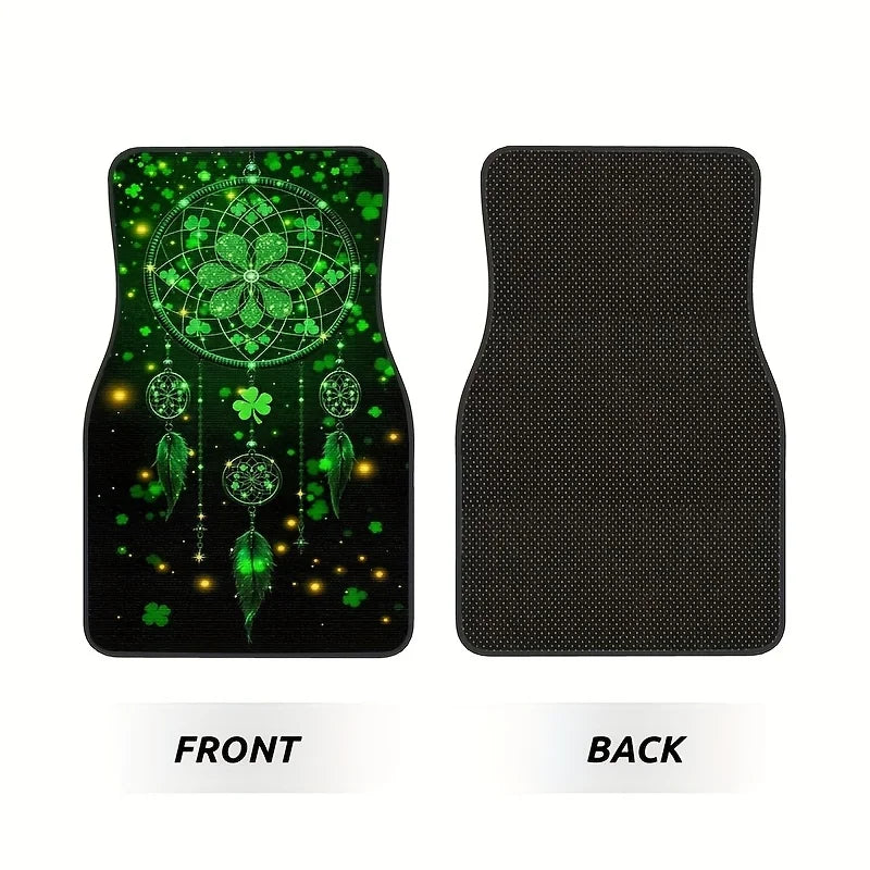 4-Piece Dream Catcher Crystal Velvet Car Floor Mat Set Car Floor Mat Set HIP
